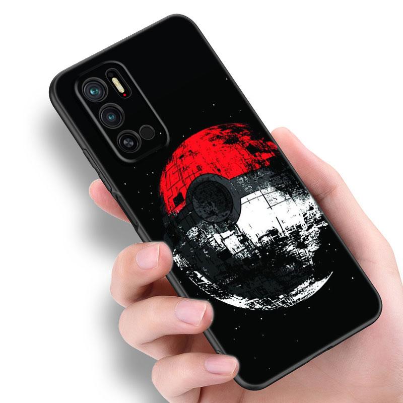 Милый черный силиконовый чехол для телефона P-Pikachu для Xiaomi Redmi Note 9 10 11 11S 11T 12 13 Pro 5G Plus 9S 10S 12S