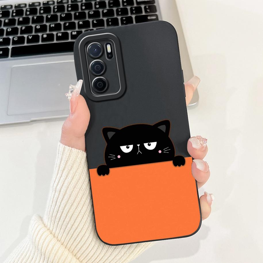 For OPPO A16 Case CPH2269 Shockproof Cover Popular Flower Matte Coque For OPPO A16S A54S CPH2271 CPH2273 Phone Cover A 16 S Capa