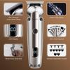 Hatteker Electric Hair Trimmer Carving Oil Head 7-in-1 Beard Nose Hair Trimmer - Precision Grooming Clippers