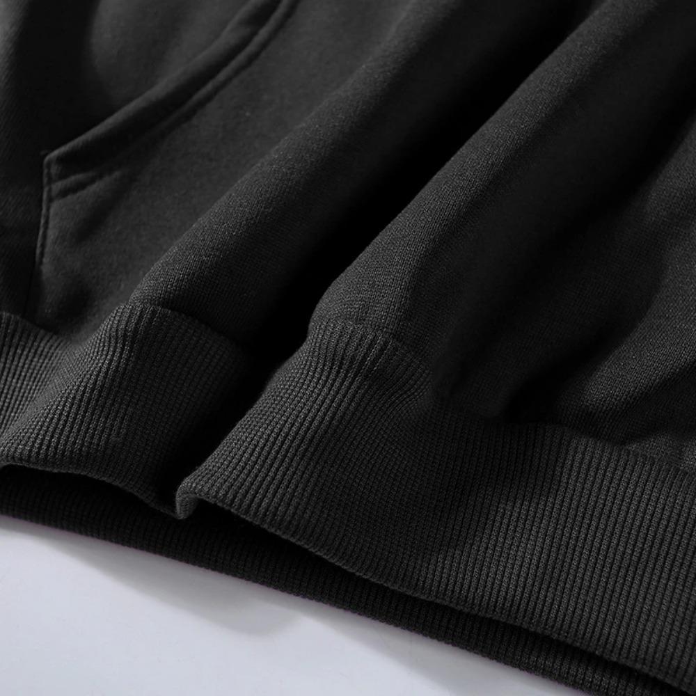 Осень и Зима Толстовка с Длинным Рукавом Аниме Киберпанк Принт Мягкая и Теплая Толстовка Повседневная Одежда