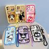 KEYSION Shockproof Case for Samsung A54 5G A34 A24 A14 LTE with Lanyard Silicone Cute 3D Cartoon Doll Phone Cover for Galaxy A04S