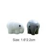 Glass Ornaments Home Room Miniature Fairy Garden Decoration Elephant Figurine Micro Landscape