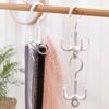 Belt Hangers For Closet Organizer 2pcs 360 Degree Rotating Closet Clothes Hangers With Claws For Handbags Hats Scarf Tie Accesso