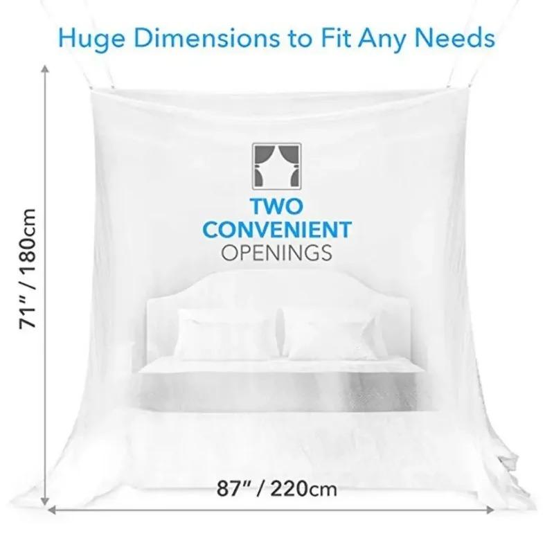 Large White Camping Mosquito Net Indoor Outdoor Storage Bag Insect Tent Mosquito Net Indoor Outdoor Storage Bag Insect Tent