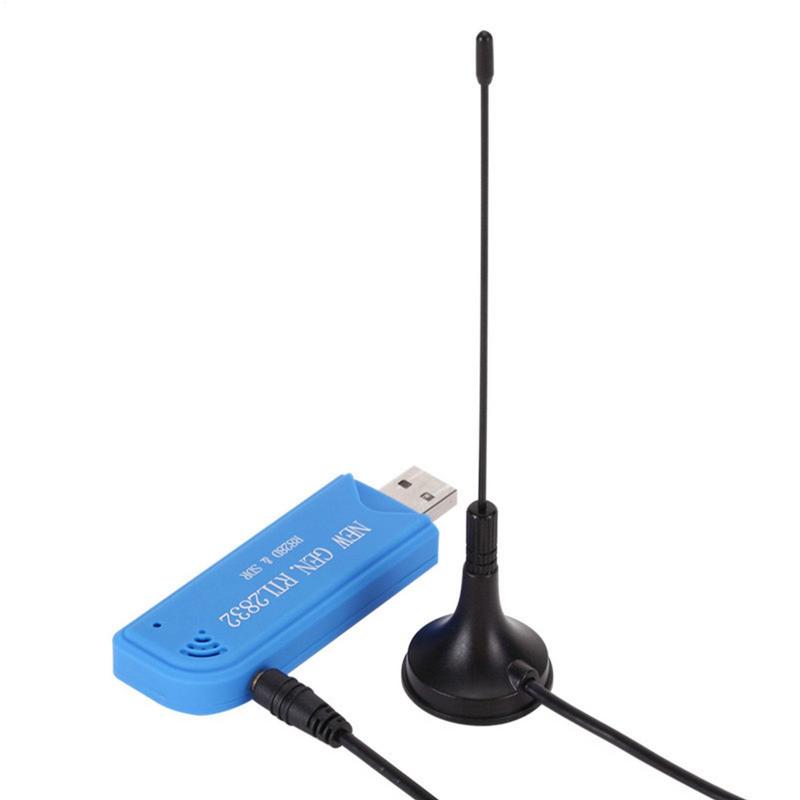 USB 2.0 ТВ-приемник DAB FM RTL2832U R828D SDR RTL A300U 25 МГц-1760 МГц Принимающая частота Тюнер Донгл Стик с антенной