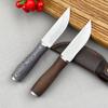Нож из розового дерева 5Cr15 из нержавеющей стали, процесс вытяжки, кухонный нож для резки мяса, фруктов, барбекю, инструменты