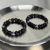 Obsidian Beaded Unique Bracelet Lightweight Handcrafted Jewelry For Men And Women