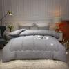Winter Quilt Thicken Warm Bed Blanket Double Bed Cover Soft Comforter Home Microfiber Nordic Quilts With Filling
