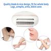 TEWIRROW Electric Women Hair Remover Face Armpit Arm Bikini Leg Whole Body Lady Shaver Physical Epilator Washable and USB Rechargeable