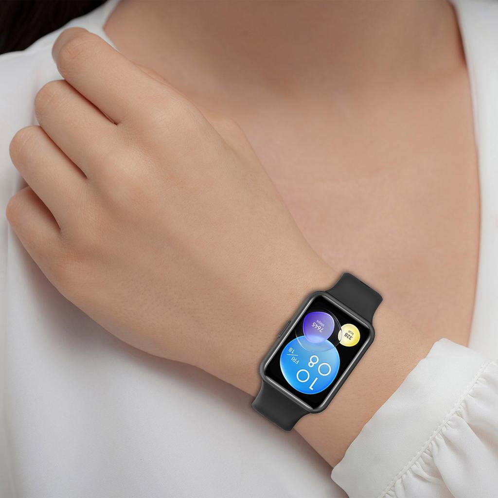 Силиконовый Ремешок Для Huawei Watch Fit 2 Active Оригинальный Ремешок Браслет Для Умных Часов Браслет На Запястье Correa Для Huawei watch fit 2 Ремешок Для Часов