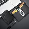 Fashion Super Slim Soft Wallet Genuine Leather Mini Credit Card Walet Purse Men Thin Small Cards Cases Holders Mens Accessories