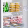 Контейнер для хранения продуктов в холодильнике 350/650 мл с крышкой, коробка для замороженного мяса, контейнеры-органайзеры для хранения, штабелируемые