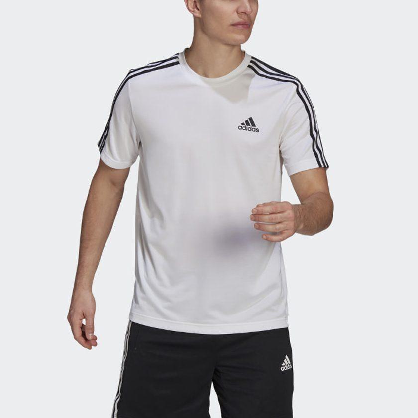 adidas Мужская футболка с втачным рукавом Белая GM2156