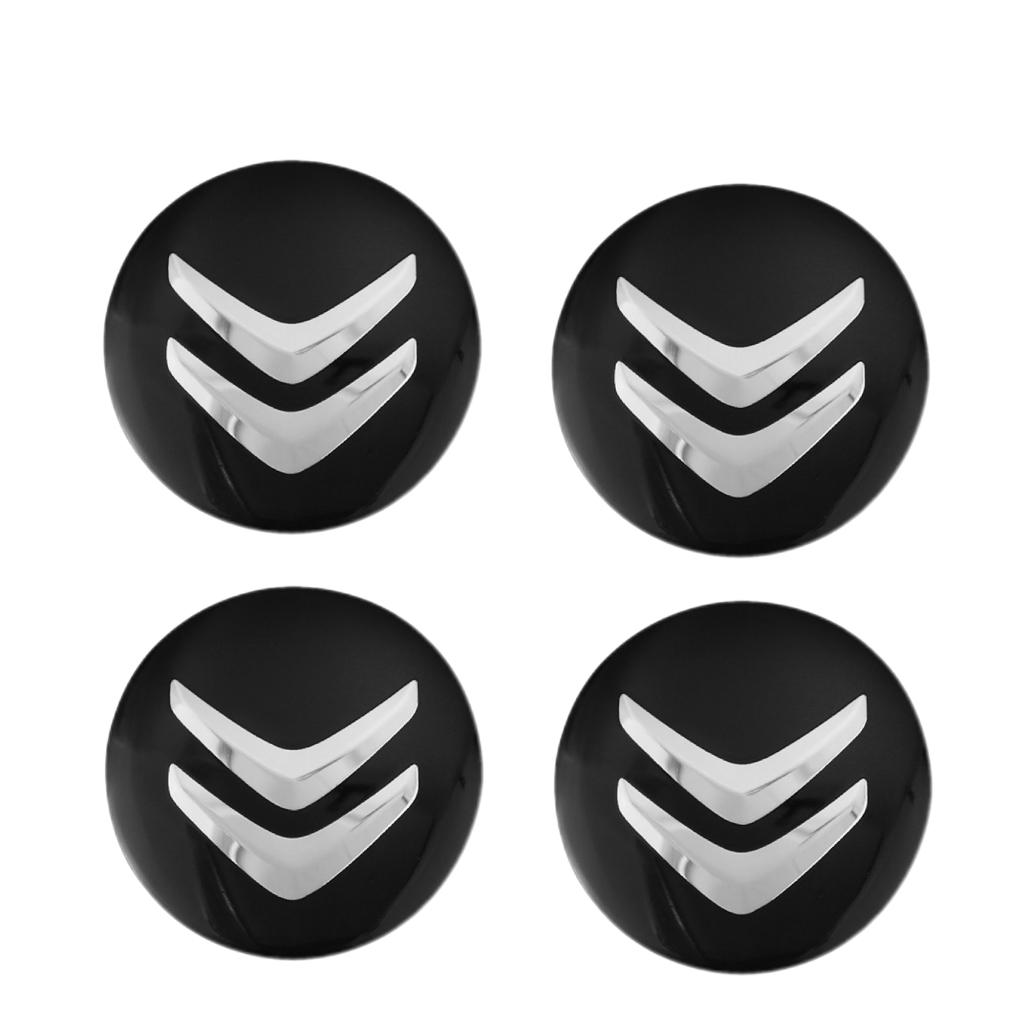 Citroen-wwwn-4Pcs Car Aluminum Wheel Center Hub Cap Tire Rim Sticker Decoration For Citroen C3 C4 C5 C1 C2 Berlingo Grand Picasso Jumper Jumps am236