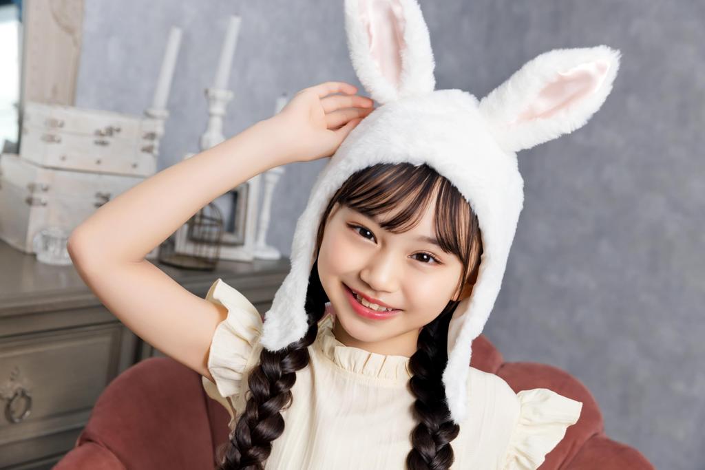 Clearstone Cosplay Halloween Fluffy White Headgear, Bunny, Kids,