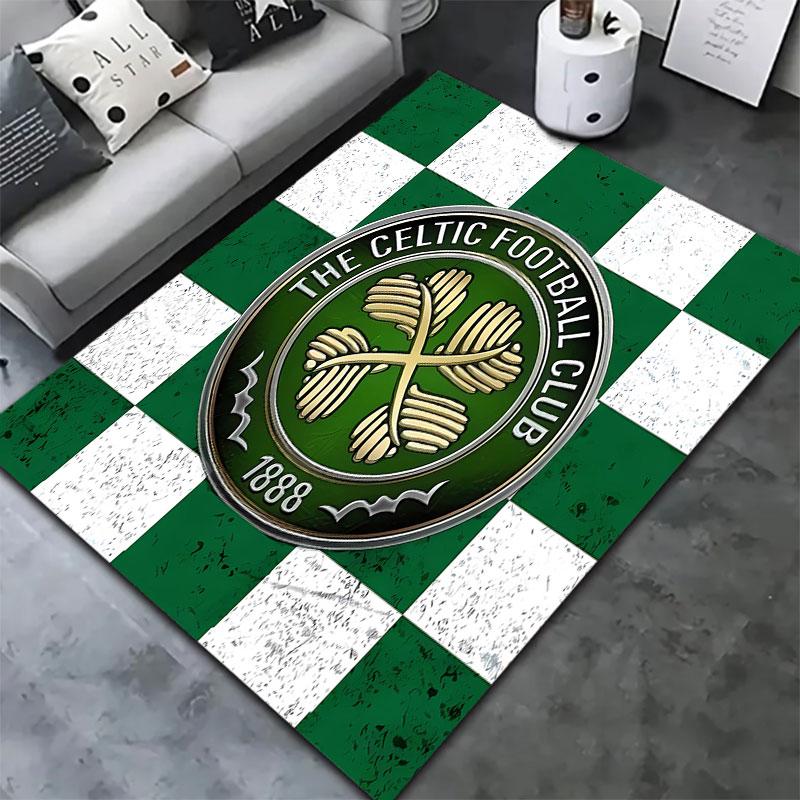 Celtic Football Club Carpet Rug for Living Room Bedroom Home Sofa Decoration,Kids play Non-slip Floor Mat