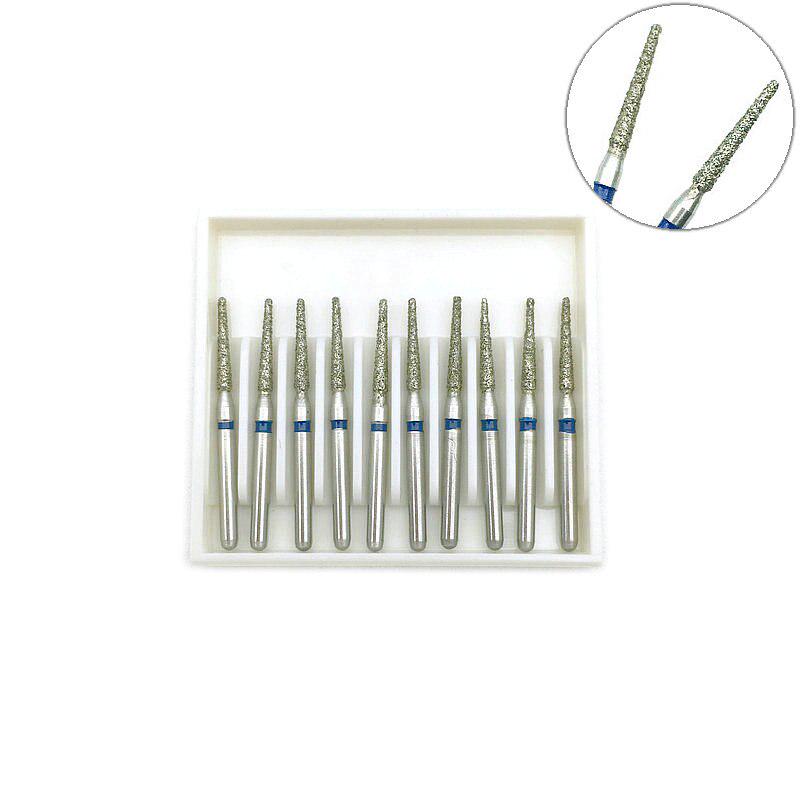 10 шт./кор. алмазные боры стоматологические FG 1,6 мм, высокоскоростные сверла для полировки зубов, стоматологические инструменты TF-09