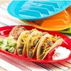 2pcs Oval Taco Plate Divided Taco Holder Party Supplies Taco Serving Tray  Restaurant