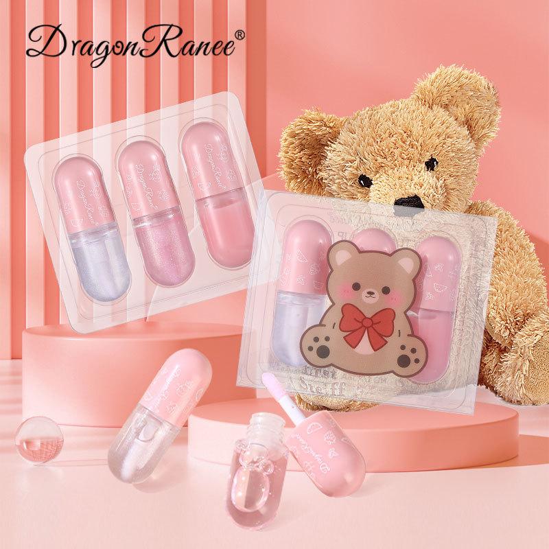 Набор увлажняющих блесков для губ, невыцветающий блеск для губ, зеркальная помада