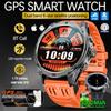 Новые Военные GPS Смарт-часы 1.75 HD 10ATM/IP68 Водонепроницаемые Компас Смарт-часы 1000 мАч Большая Батарея BT Звонок Смарт-часы