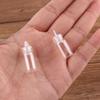 100pcs 11*22*6.5mm 1ml Mini Glass Wishing Bottles Tiny Jars Vials With Plastic Stopper
