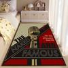 Retro Microphone Concert Design suitable as a non-slip mat for the living room or bedroom sofa