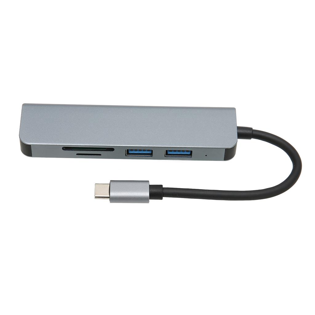 USB C 3.0 Хаб Ультратонкий Plug and Play 5 в 1 5 Гбит/с Высокоскоростной USB Мультипортовый Адаптер-Хаб для ПК Ноутбука Принтера USB Флешки