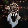 Home Decoration Fairy Moon Dreamcatcher Hanging Wind Chime Diy Handmade Material Kit Feather Jewelry Hanging