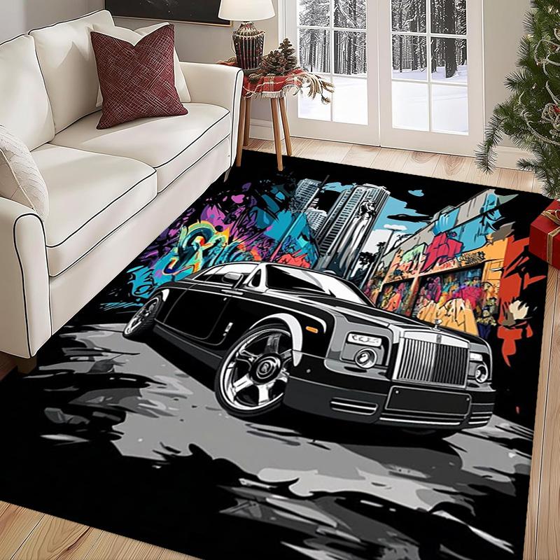Rolls Royce Elegance Luxury carpet Suitable for all seasons Living room and bedroom mats Protective pad Bathroom mat Fashion