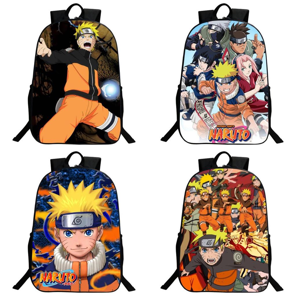 Stylish Anime Naruto Book Bag With Durable Design And Adjustable Shoulder Straps