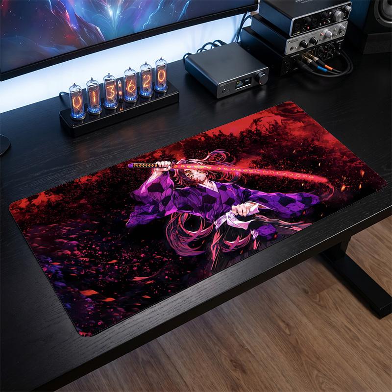 Demon Slayer Printed Mouse Pad Non-Slip Waterproof Rubber Desk Mat for Gaming Office Laptop Home Decor Gift