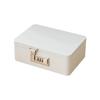 Solid Color Password Lock Iron Box Rectangular Piggy Bank Combination Lock Storage Box  Home Office