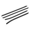 4PCS Window Moulding Trims Rubber 68161 0K010 Replacement for Toyota Hilux SR5 VIGO MK6 PICKUP 2005 To 2015