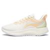 Li Ning Element Durable Breathable Low-Top Running Shoes Women Sneaker Beige Sand Orange ARHT006-7