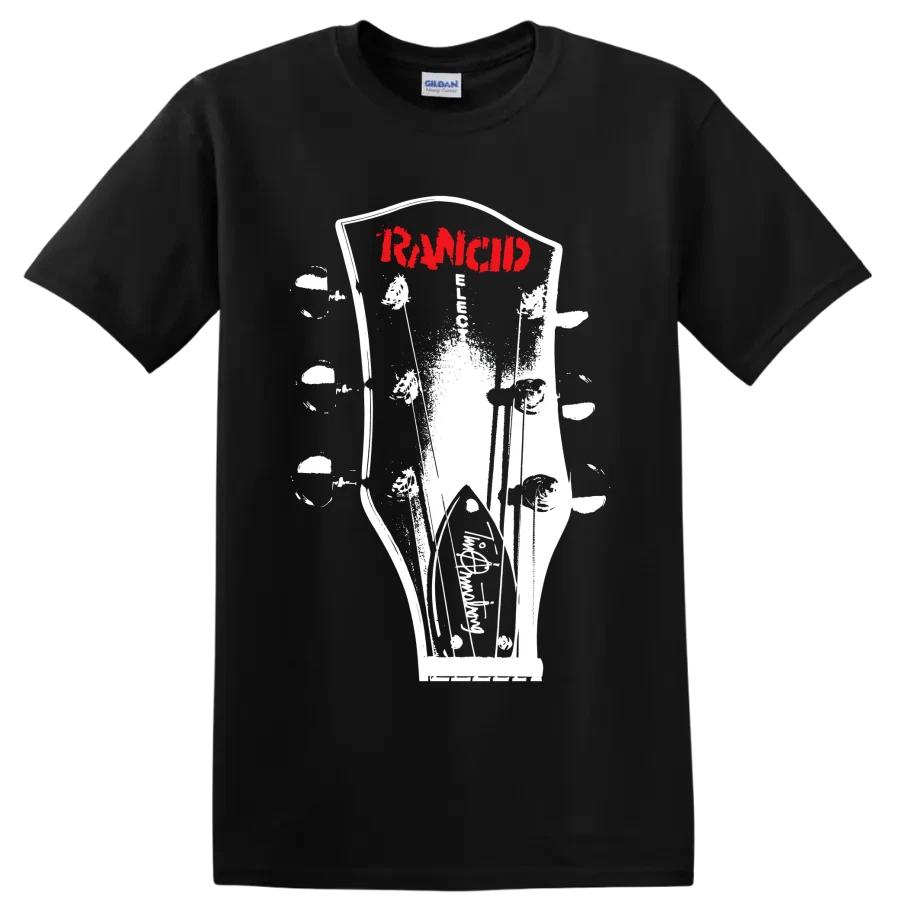 Rancid Punk Rock Band T Shirt Red Logo Music Graphic Cotton Tee Gift Fan Apparel