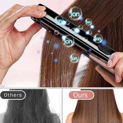 Профессиональный выпрямитель для волос Кератиновое выпрямление Широкая пластина Выпрямители для волос для вьющихся волос Восстанавливает повреждения 110-240 В