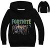 Детская толстовка Fortnite для мальчиков и девочек, свитшот, пуловер, комбинезон из удобной хлопковой смесовой ткани
