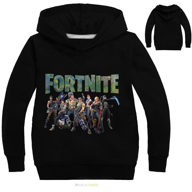 Детская толстовка Fortnite для мальчиков и девочек, свитшот, пуловер, комбинезон из удобной хлопковой смесовой ткани
