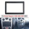 Double 2 Din Radio Fascia for Renault for Megane 2 2002-2009 Stereo Panel Dash Kit Refitting Installation Trim Face Frame Bezel