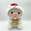 Adorable Christmas Pig Plush Toy Features Festive Santa And Reindeer Designs For Holiday Joy