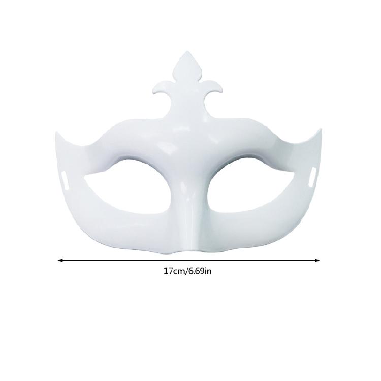 Белая Маска Маска на Пол-лица Маска на Хэллоуин Маскарадная Маска Маска для Вечеринки Маска Марди Гра Маска-Бабочка для Карнавалов