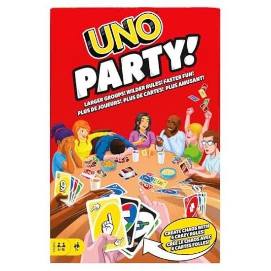 Настольная игра Mattel UNO Party Карты 6 16 Игроков Возраст 7+ HMY49