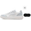 Li Ning Sycee Pure Износостойкие Легкие Дышащие Низкие Скейтбордические Кроссовки Женские Бело-Синие AGCV148-4