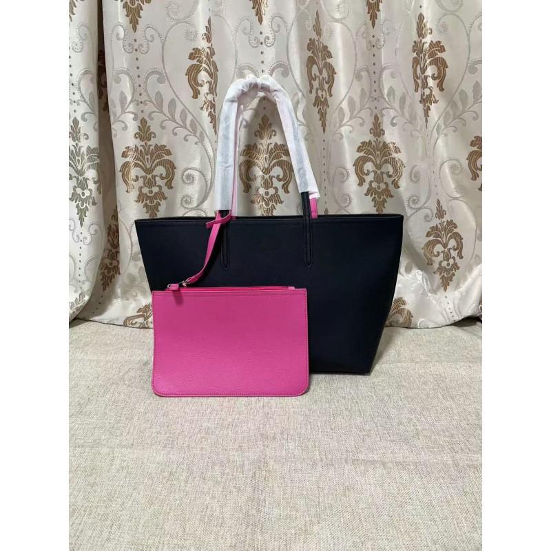 Large Capacity Dual-Side Reversible Shoulder Tote Bag Women Spacious Crossbody Shopper With Zippered Pockets Phone