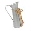 62KD Vintage Metal Pitcher Vases Shabby Iron Flower Holders Farmhouses Table Decors
