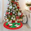 Christmas Tree Skirt Base Cover Decoration 90cm, Party Mat Bottom Decor Xmas