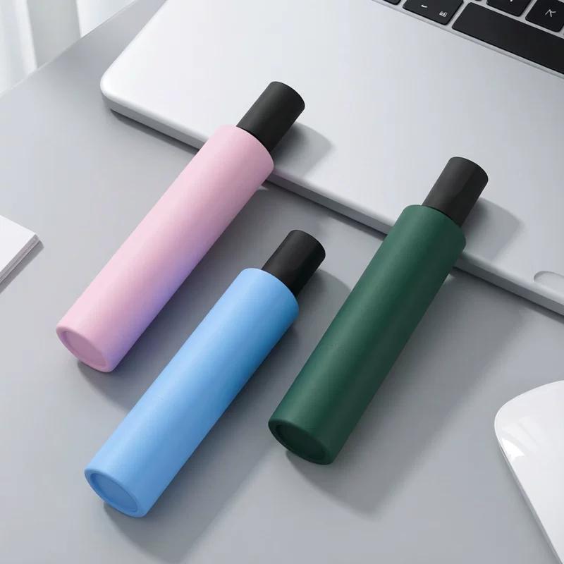 Folding Uv Umbrella for Male and Female Students, Dual-Use for Sun and Rain, Sun Protection, Sunshade, Simple Design Sun Umbrella