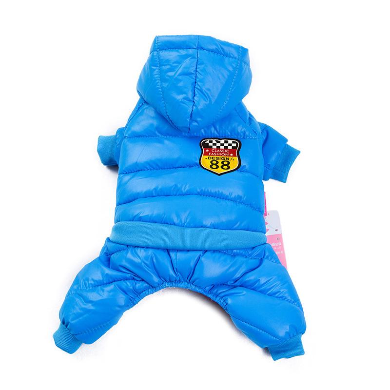 Зимняя теплая одежда для домашних животных для маленьких собак, одежда для щенков, толстовки с капюшоном для чихуахуа, одежда для французского бульдога, пальто для мопса, водонепроницаемое пальто из искусственной кожи для собак