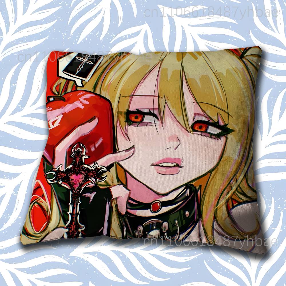 Anime Misa D-Death Note Pillow Case Short Plush Sofa Decorative Gift Home Double-Sided Printing Cushio