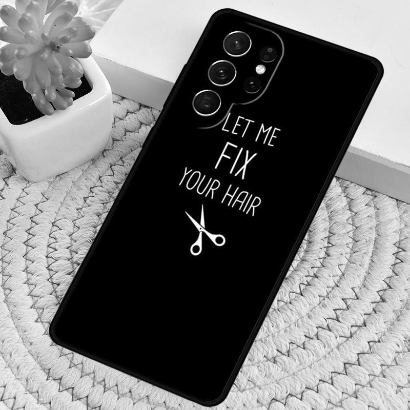 Чехол-бампер из силикона для телефона Samsung Galaxy note 10 pro S26 S25 S24 S23 S22 S21 Plus S25Ultra, с дизайном парикмахера